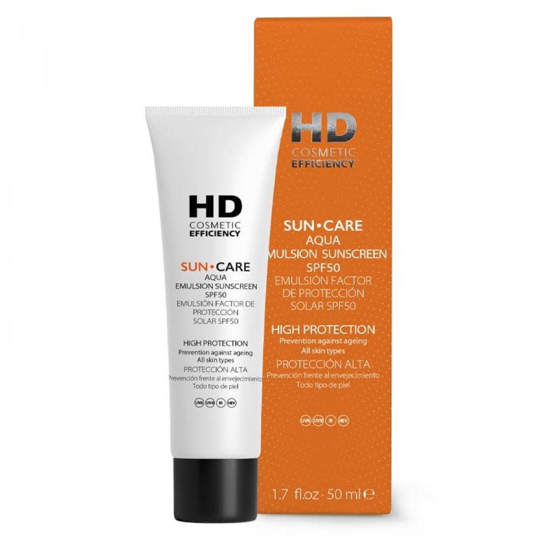 SUNCARE AQUA EMULSIÓN SPF50 / Солнцезащитная  АКВА ЭММУЛЬСИЯ SPF 50+, фото 1